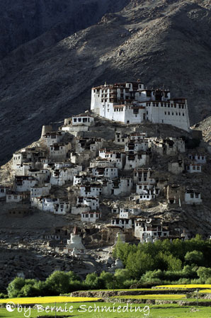 Chemrey Monastery in twilight
