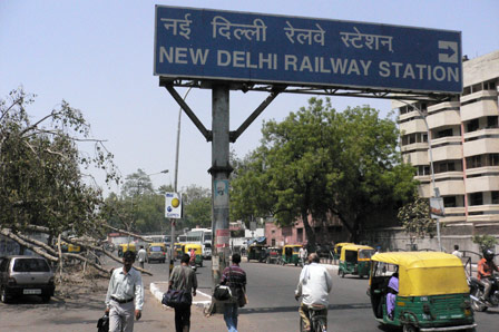 New Delhi Railway Station Sign