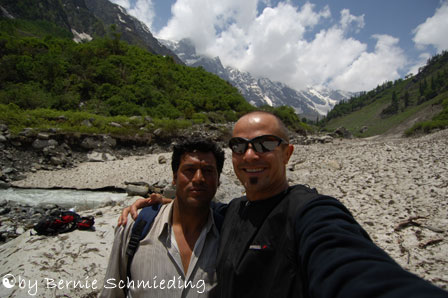 Trek to Dundhi (snow in back)
