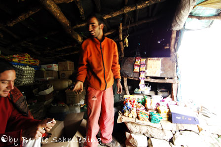 Sunil in his Chai-shop