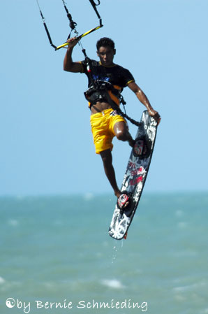 Local Kiteboarder in Cumbuco