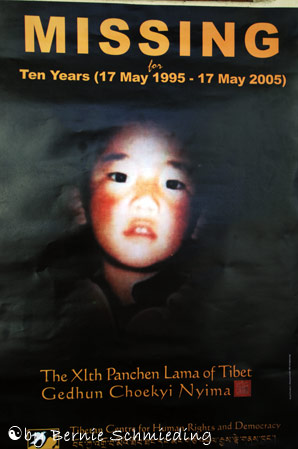 The XIth Panchen Lama of Tibet is missing