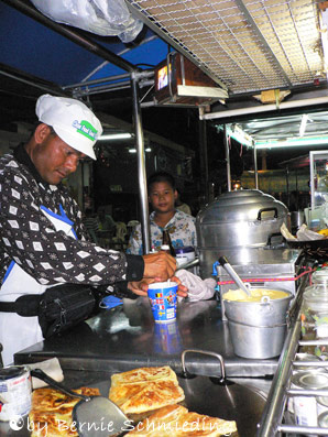 Roti's being made