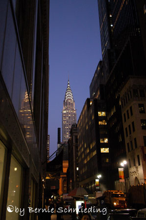 At night